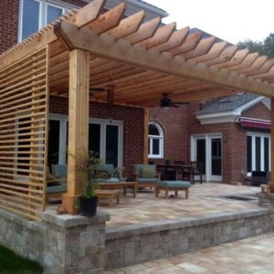 Pergola Arka Bahçe