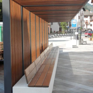 Ahşap Bank Modernite B11