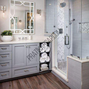 Ahşap Banyo Dolabı 11