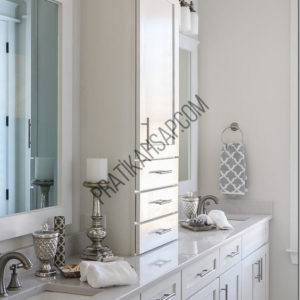 Ahşap Banyo Dolabı 12