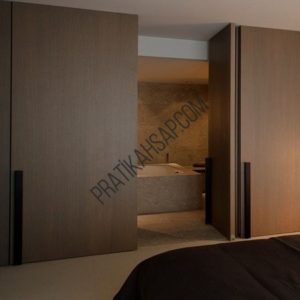 Ahşap Banyo Dolabı 4